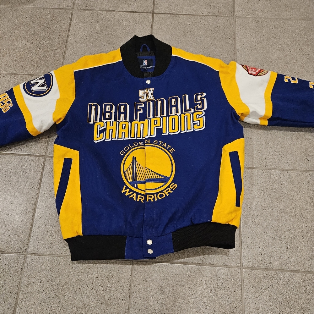 Warriors Special Edition Championship Varsity Jacket. SIZE.XXL. NEW WITH TAGS.